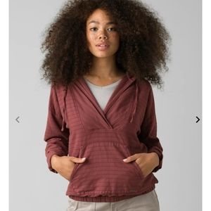 NWOT Prana Maroon Farin Pullover